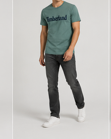 Timberland Men's Heritage Logo T-Shirt – Sage Green image 8