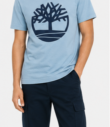 Timberland Men's Tree Logo T-Shirt – Sky Blue image 8