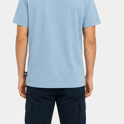 Timberland Men's Tree Logo T-Shirt – Sky Blue image 9