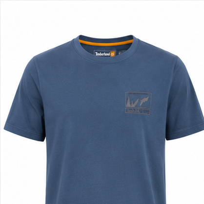 Timberland Men's Outdoor Patch T-Shirt – Slate Blue image 1