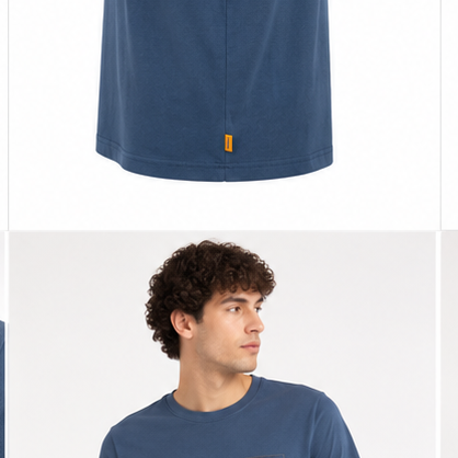 Timberland Men's Outdoor Patch T-Shirt – Slate Blue image 5