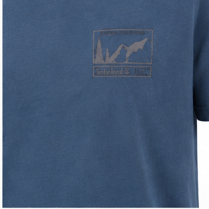 Timberland Men's Outdoor Patch T-Shirt – Slate Blue image 7