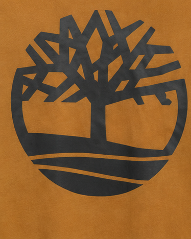 Timberland men's wheat brown tree logo T-shirt image 7