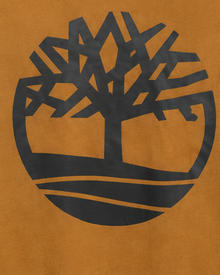 Timberland men's wheat brown tree logo T-shirt image 7