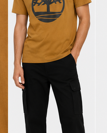 Timberland men's wheat brown tree logo T-shirt image 8