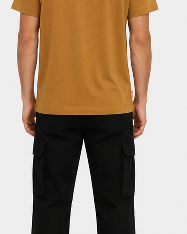 Timberland men's wheat brown tree logo T-shirt image 9
