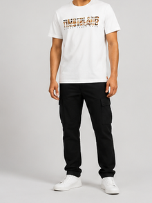 Timberland Men's Camo Logo T-Shirt – White image 7