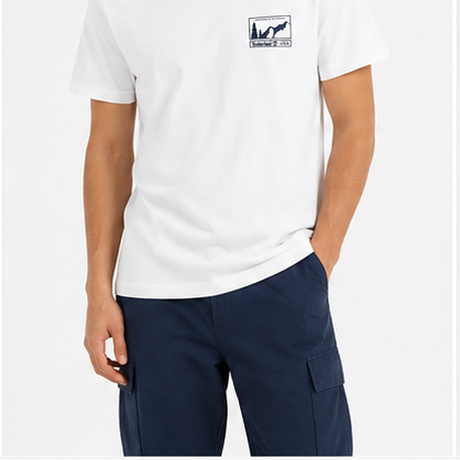 Timberland Men's Chest Patch T-Shirt – White image 8