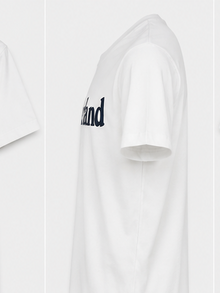 Timberland Men's Heritage Logo T-Shirt – White & Navy image 2