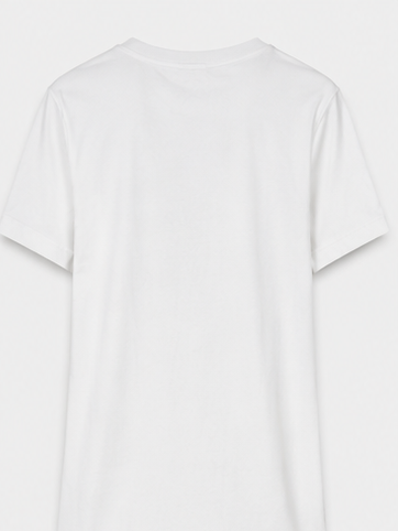 Timberland Men's Heritage Logo T-Shirt – White & Navy image 3