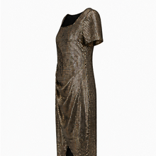 Hobz Dress 20852 - Black & Gold