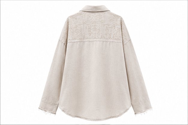 Hobz Shirt 11343- Cream