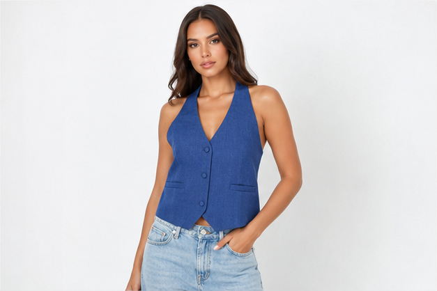 Hobz Top 1619- Blue