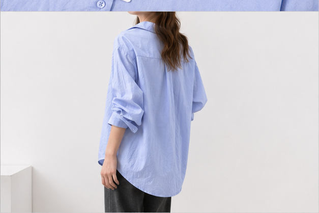 Hobz Shirt 1575- Light Blue