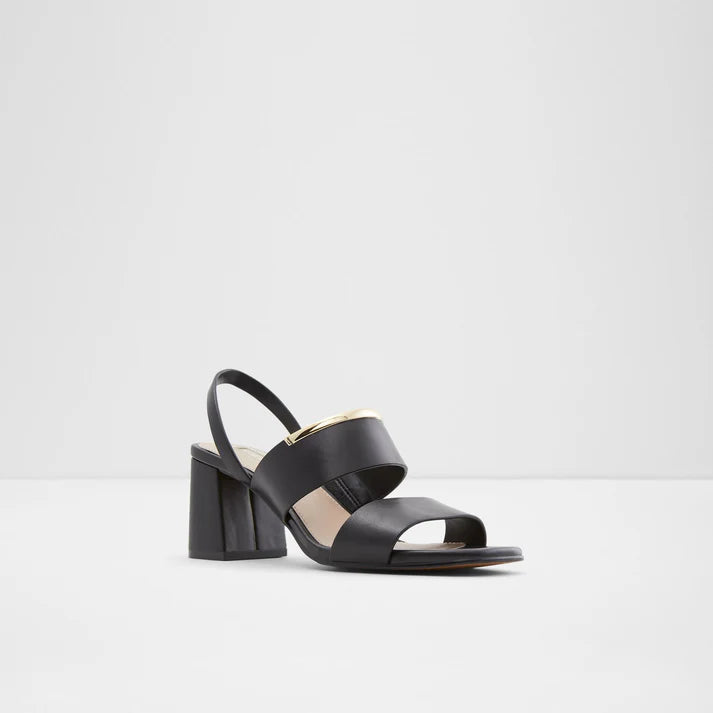Heeled Black Sandals