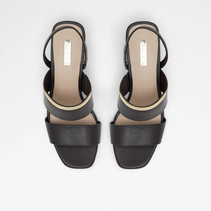 Heeled Black Sandals