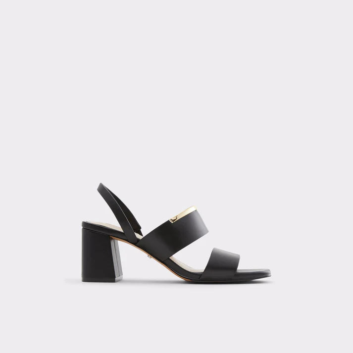 Heeled Black Sandals